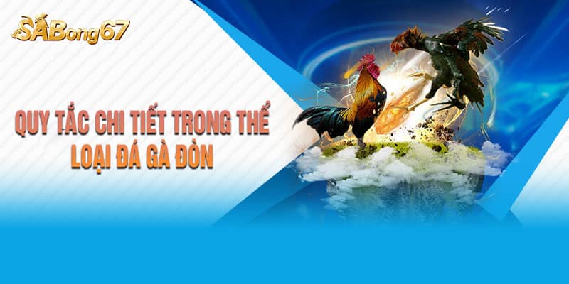 Quy tắc cần biết trong thể loại đá gà đòn Quy tắc cần biết trong thể loại đá gà đòn